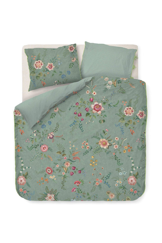 Everbloom Green Duvet Cover