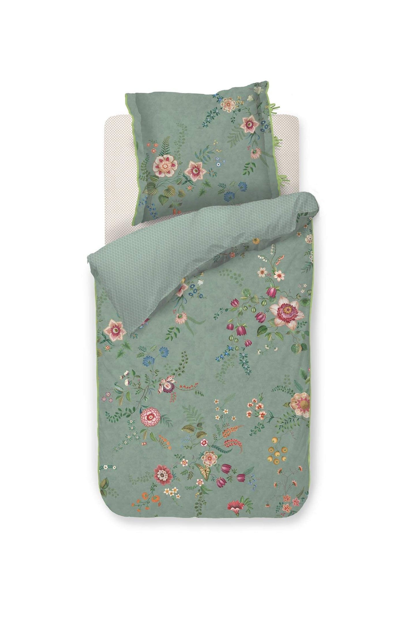 Everbloom Green Duvet Cover