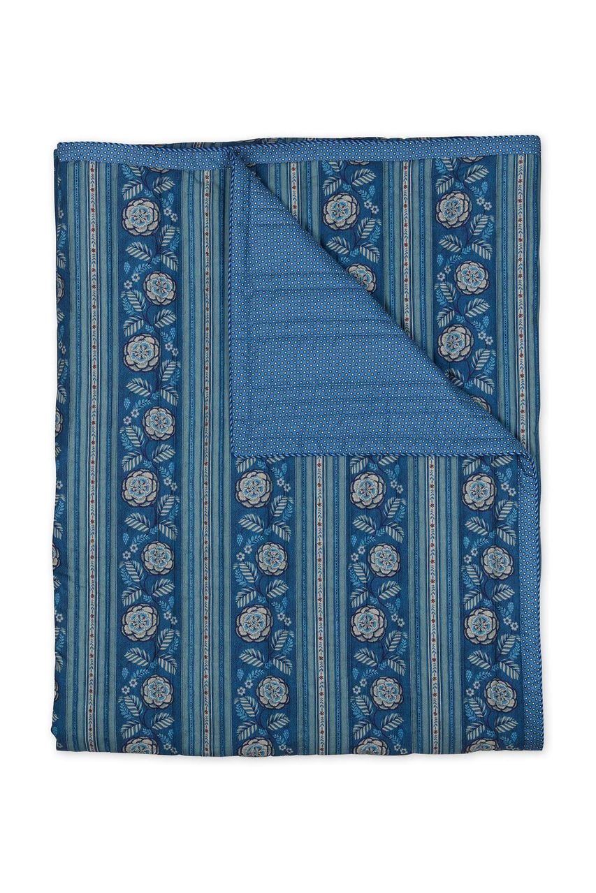 Rosa Rani Quilt - dark blue