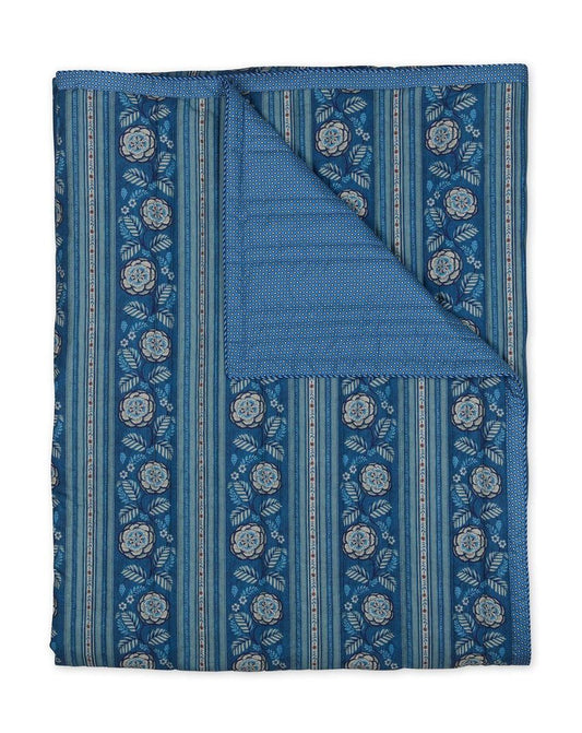 Rosa Rani Quilt - dark blue
