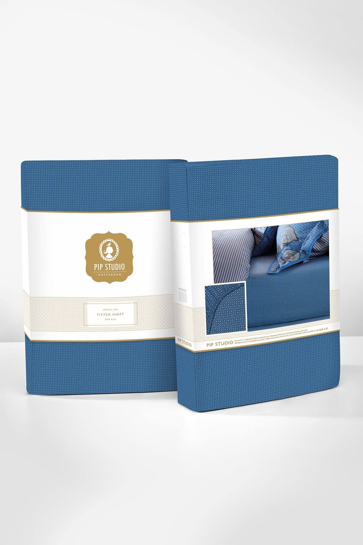 Twinkle Star - fitted sheets  Dark Blue