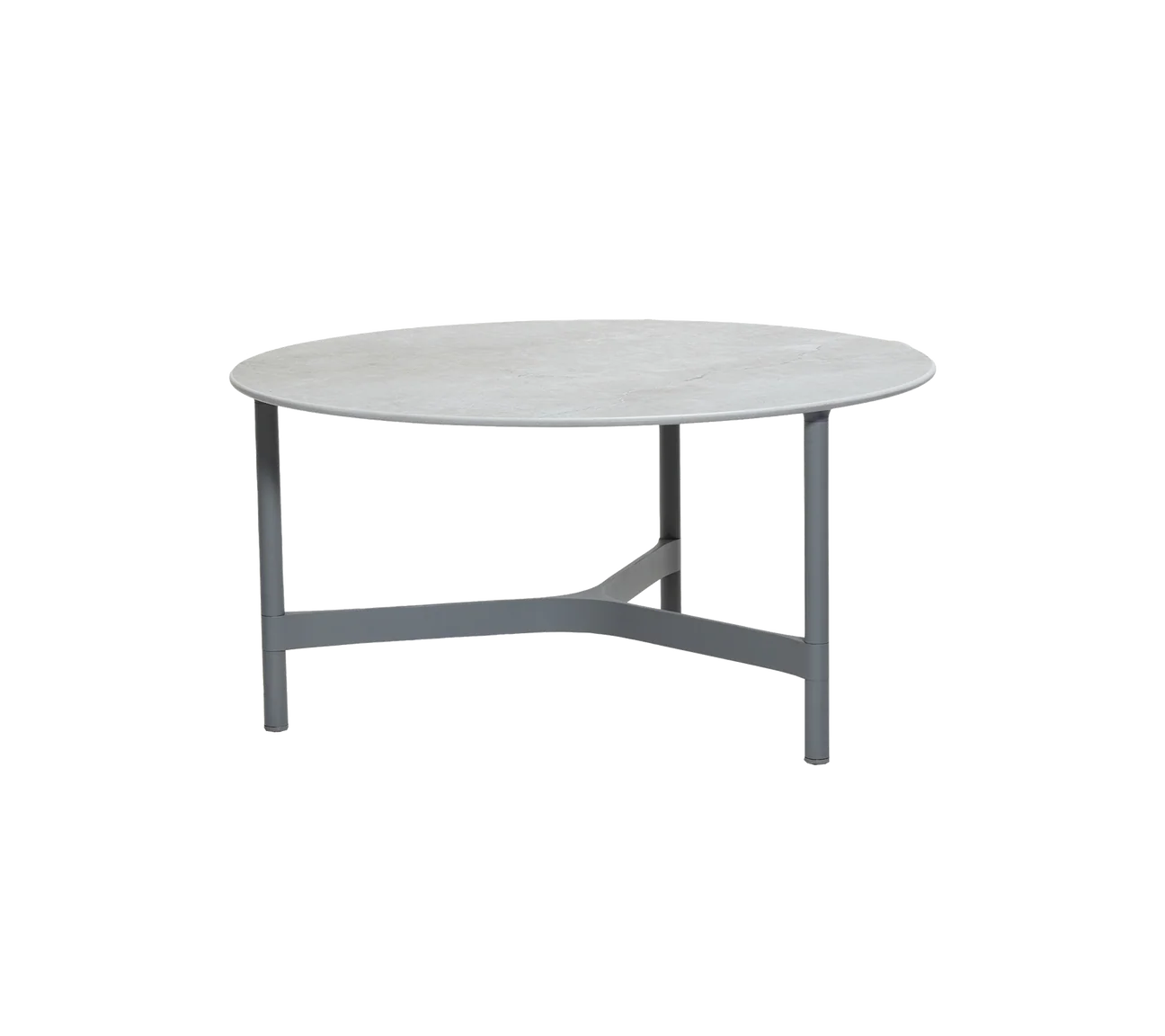 Twist aluminium coffee table