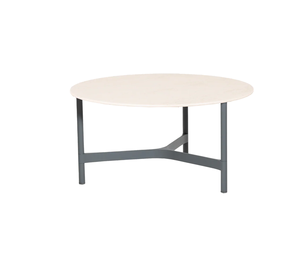 Twist aluminium coffee table