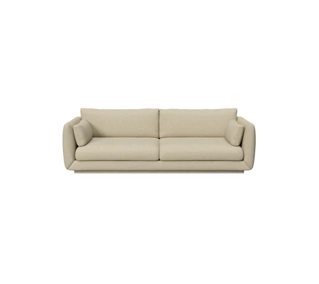 Bloom 3-seater sofa w/plinth