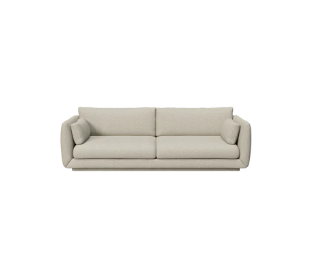 Bloom 3-seater sofa w/plinth