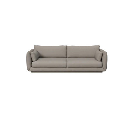 Bloom 3-seater sofa w/plinth