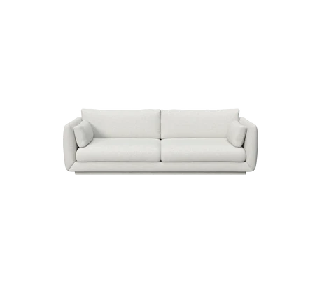 Bloom 3-seater sofa w/plinth