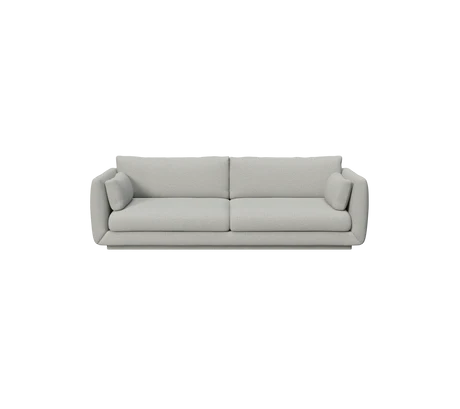 Bloom 3-seater sofa w/plinth