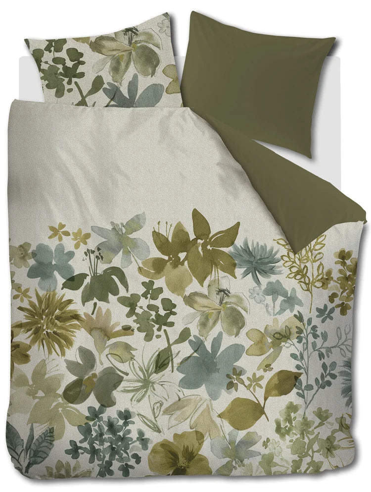 Lilian Green Duvet Cover