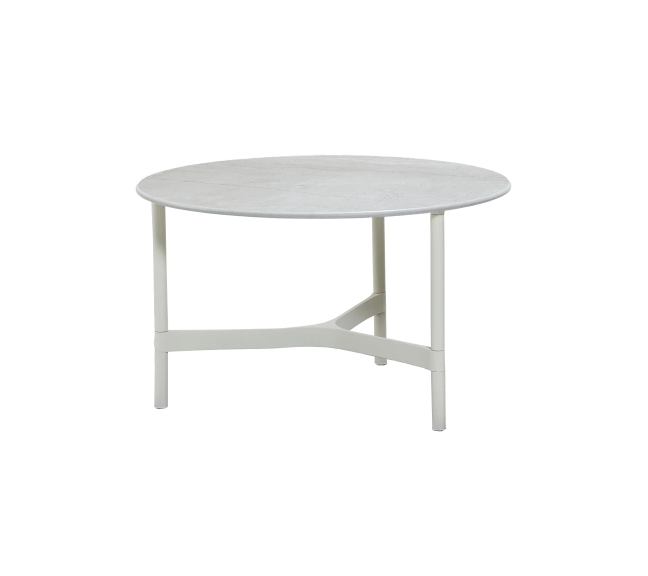Twist aluminium coffee table