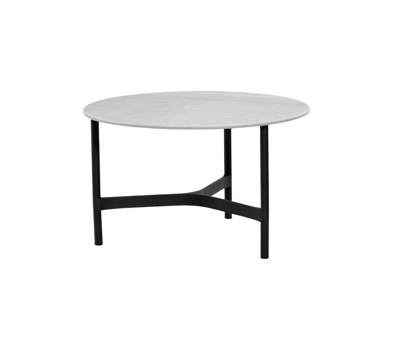 Twist aluminium coffee table