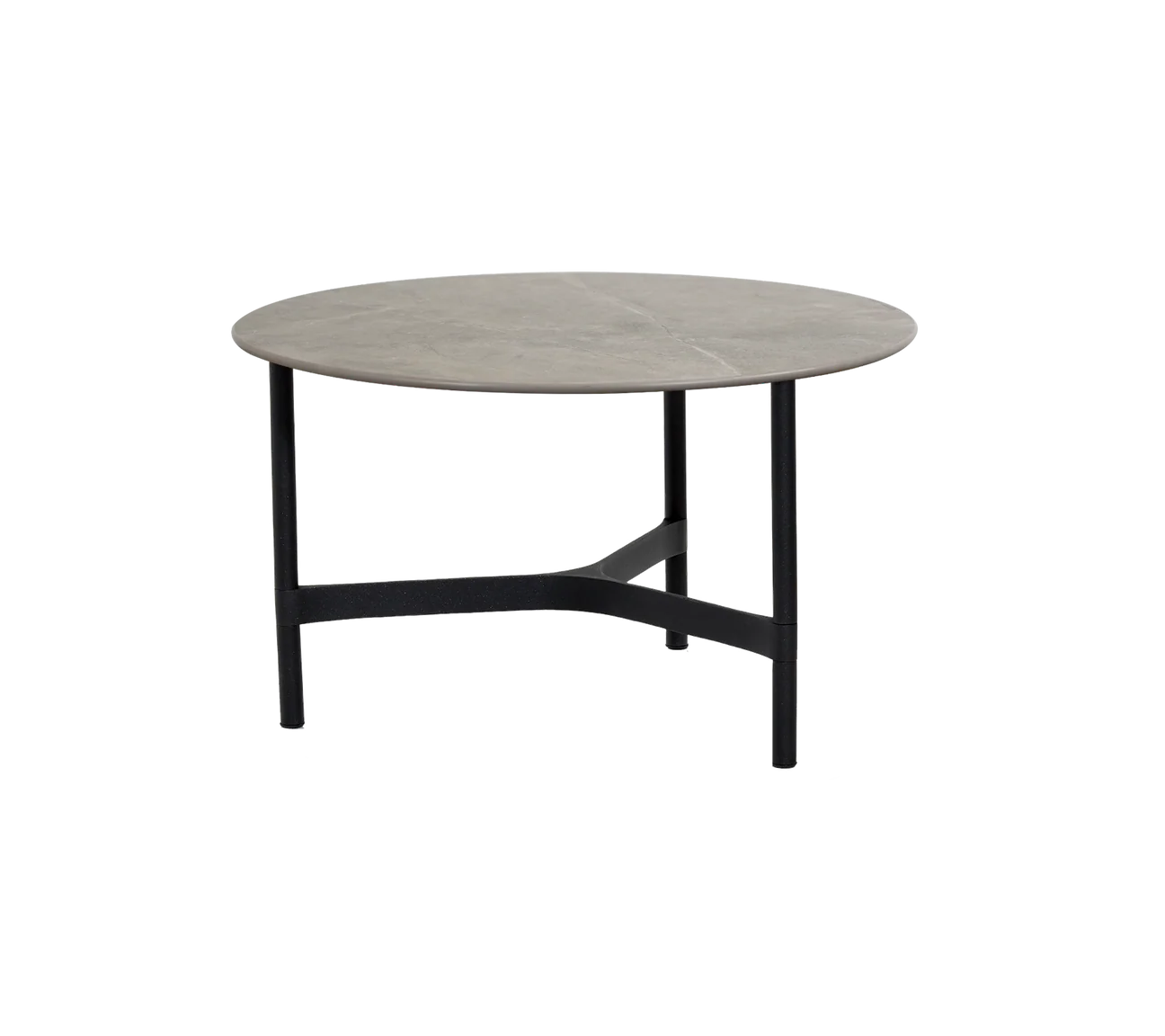 Twist aluminium coffee table
