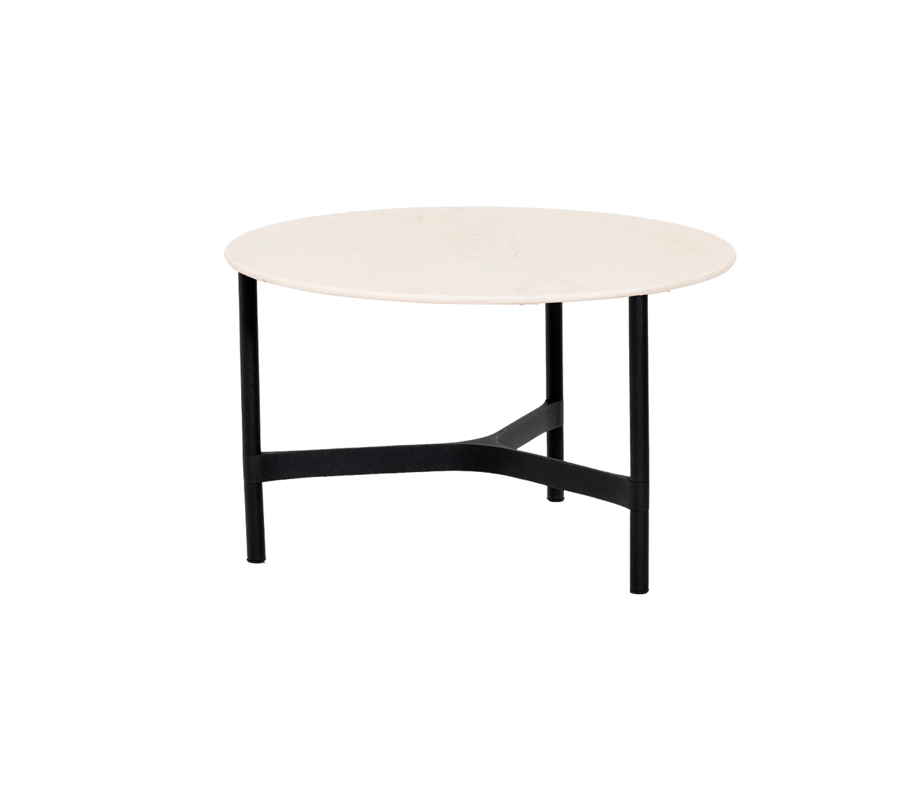 Twist aluminium coffee table