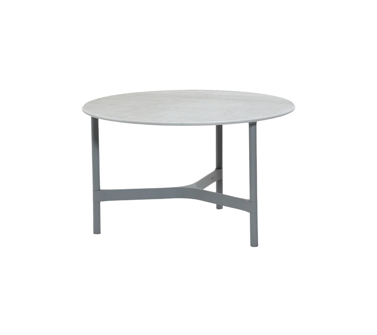 Twist aluminium coffee table