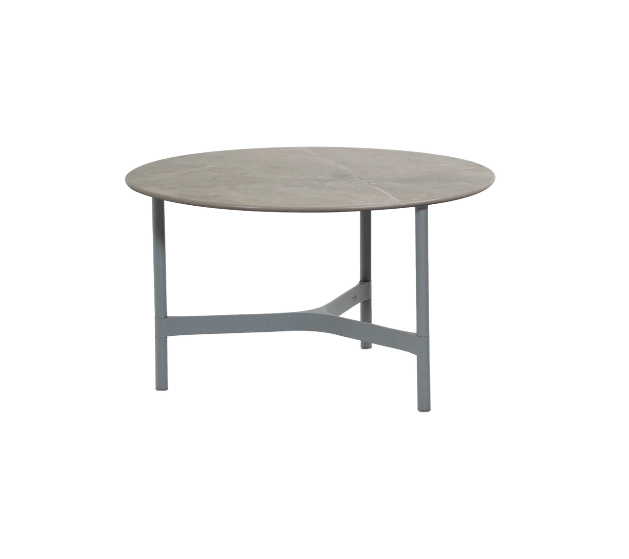 Twist aluminium coffee table