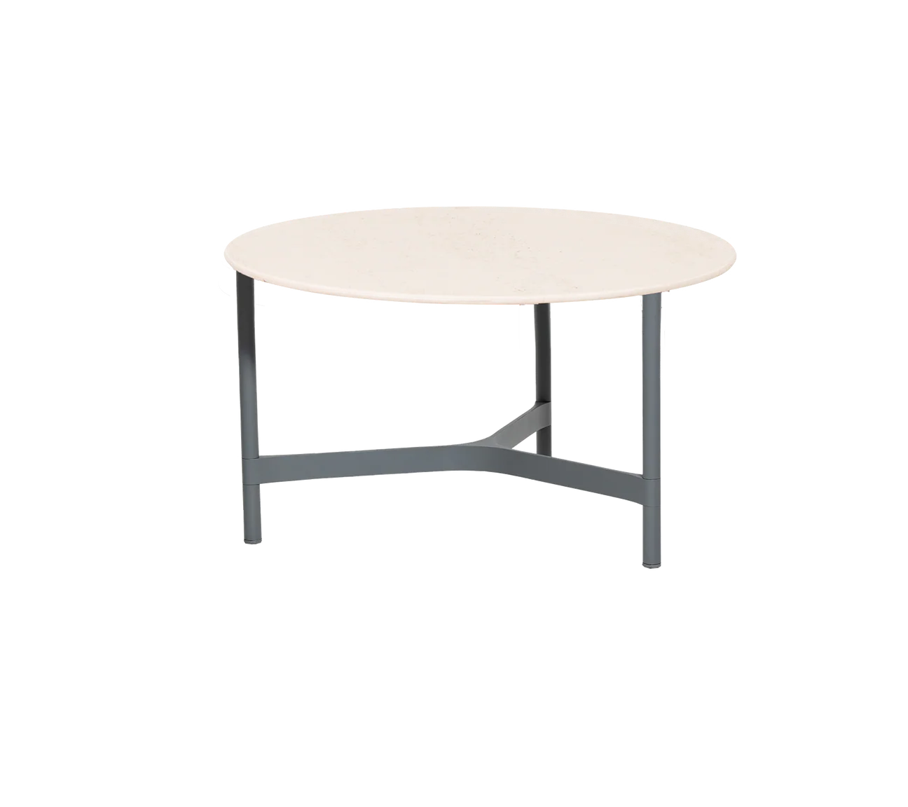 Twist aluminium coffee table