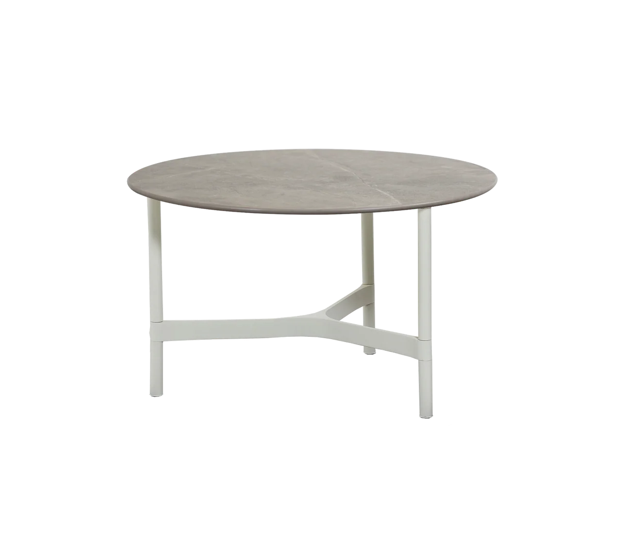 Twist aluminium coffee table
