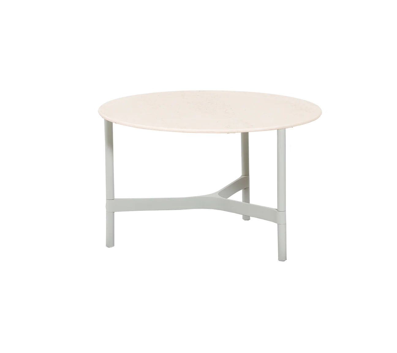 Twist aluminium coffee table