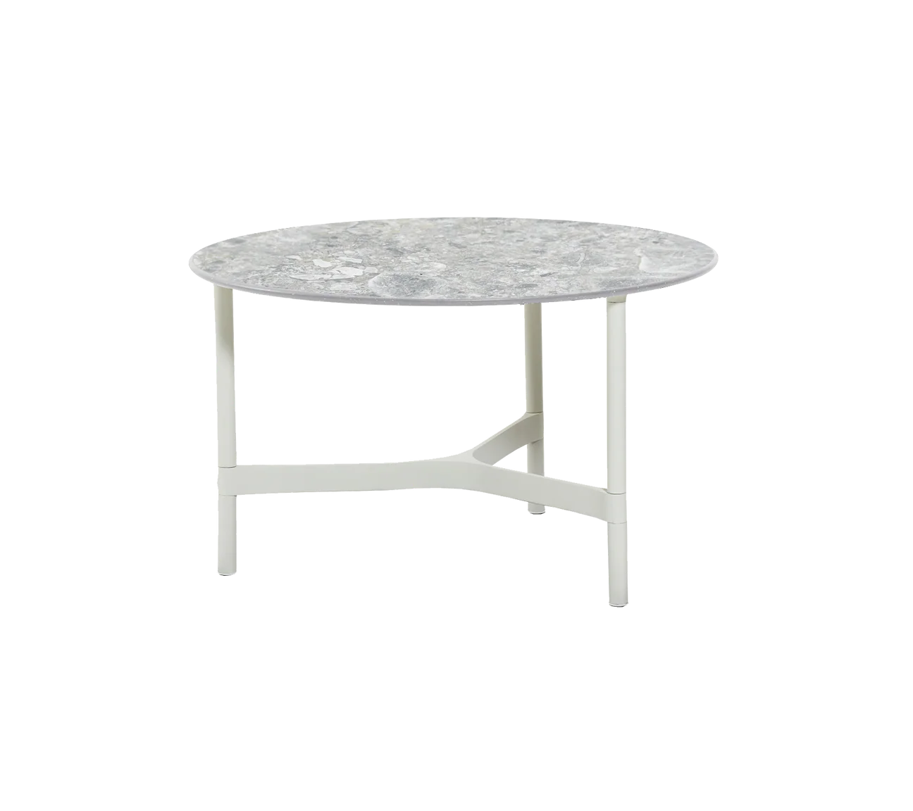 Twist aluminium coffee table