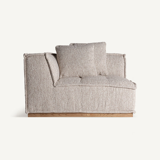 VITTEL CORNER SOFA MODULE (PINE WOOD)