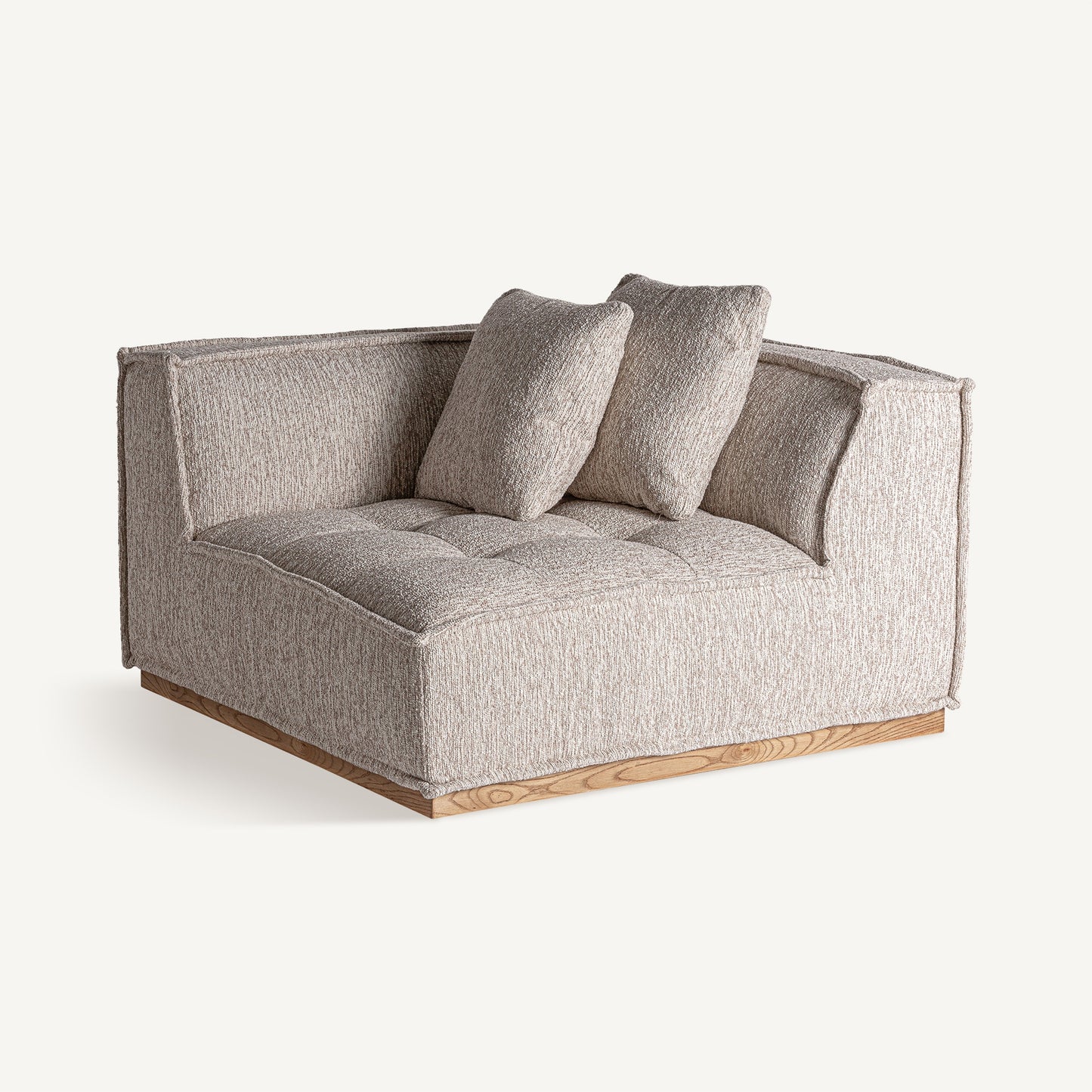 VITTEL CORNER SOFA MODULE (PINE WOOD)