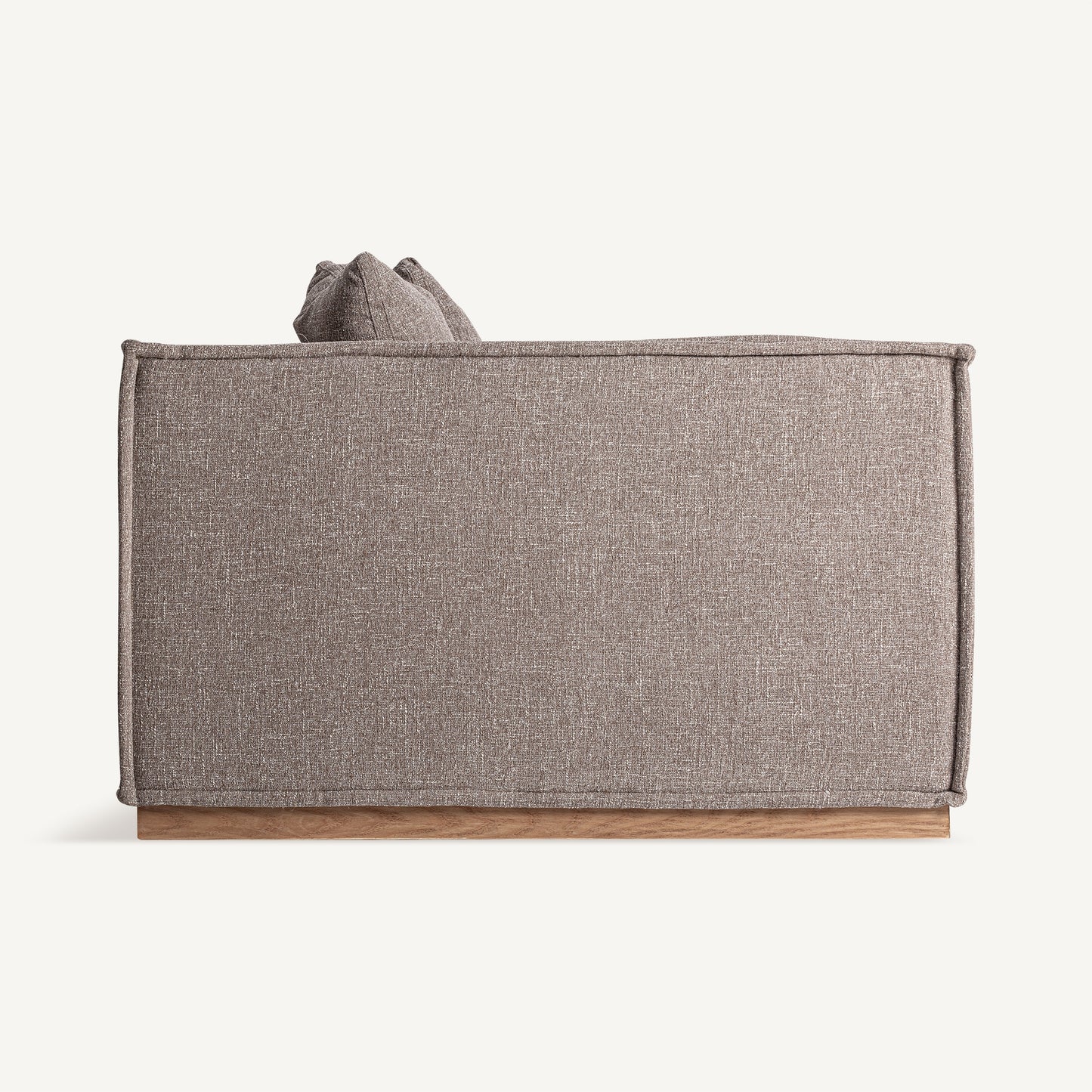 VITTEL BROWN CORNER SOFA MODULE (PINE WOOD)