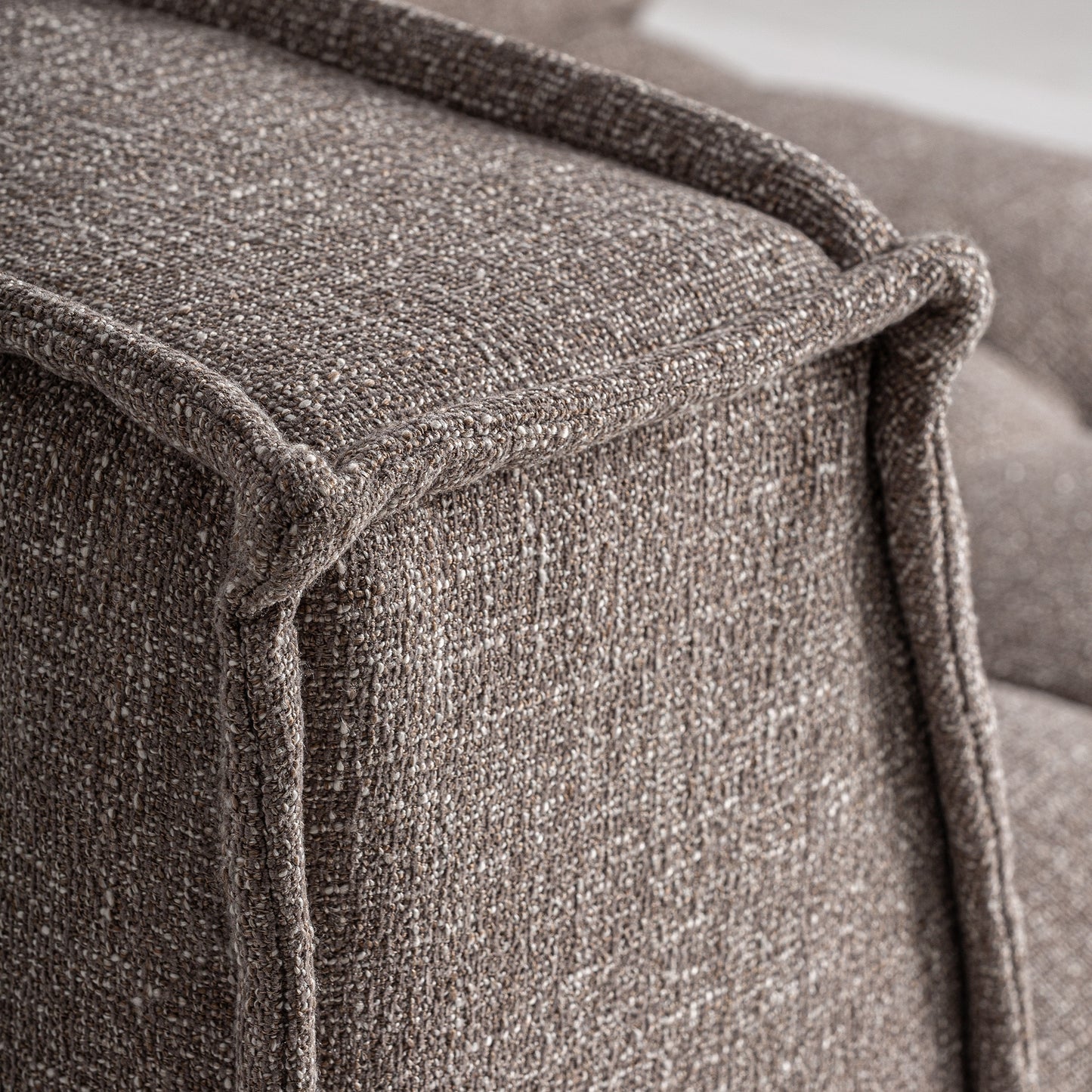VITTEL BROWN CORNER SOFA MODULE (PINE WOOD)