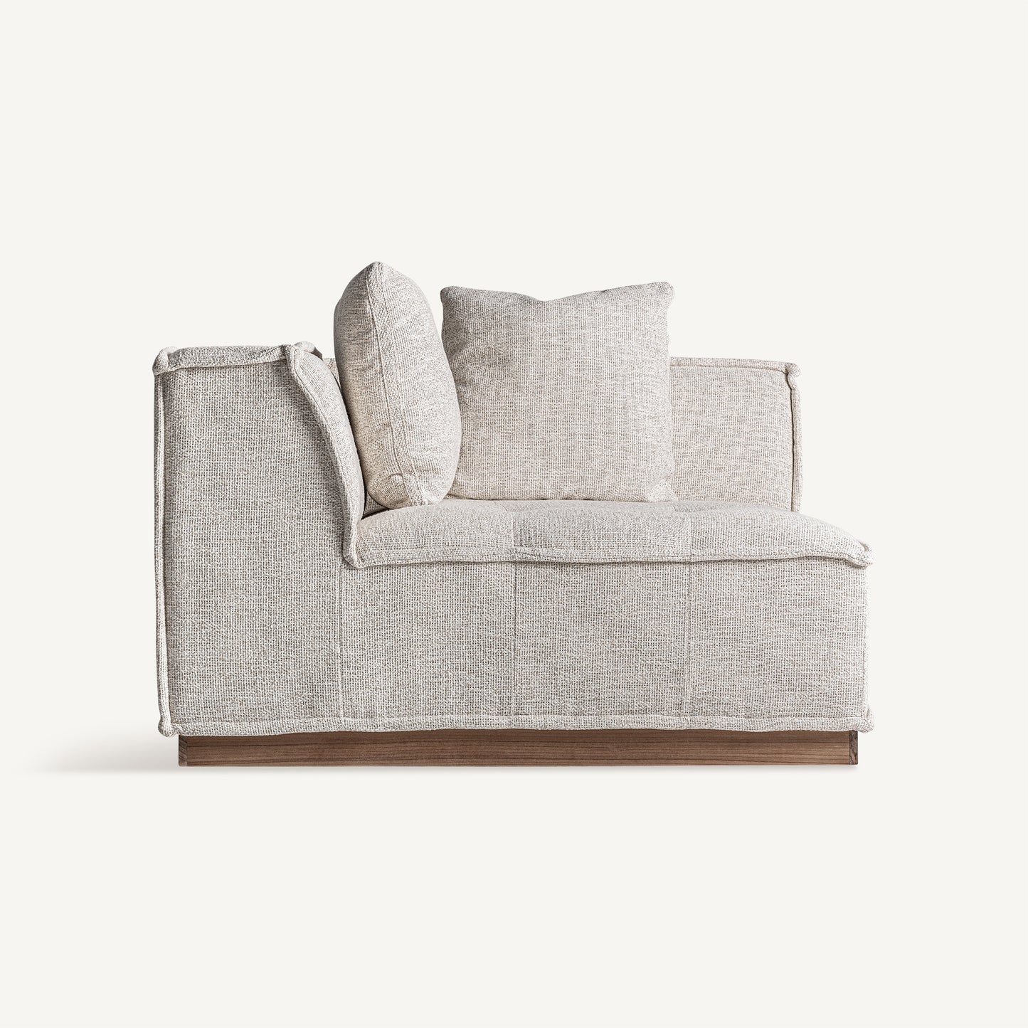 VITTEL CORNER SOFA MODULE (TEKA WOOD)