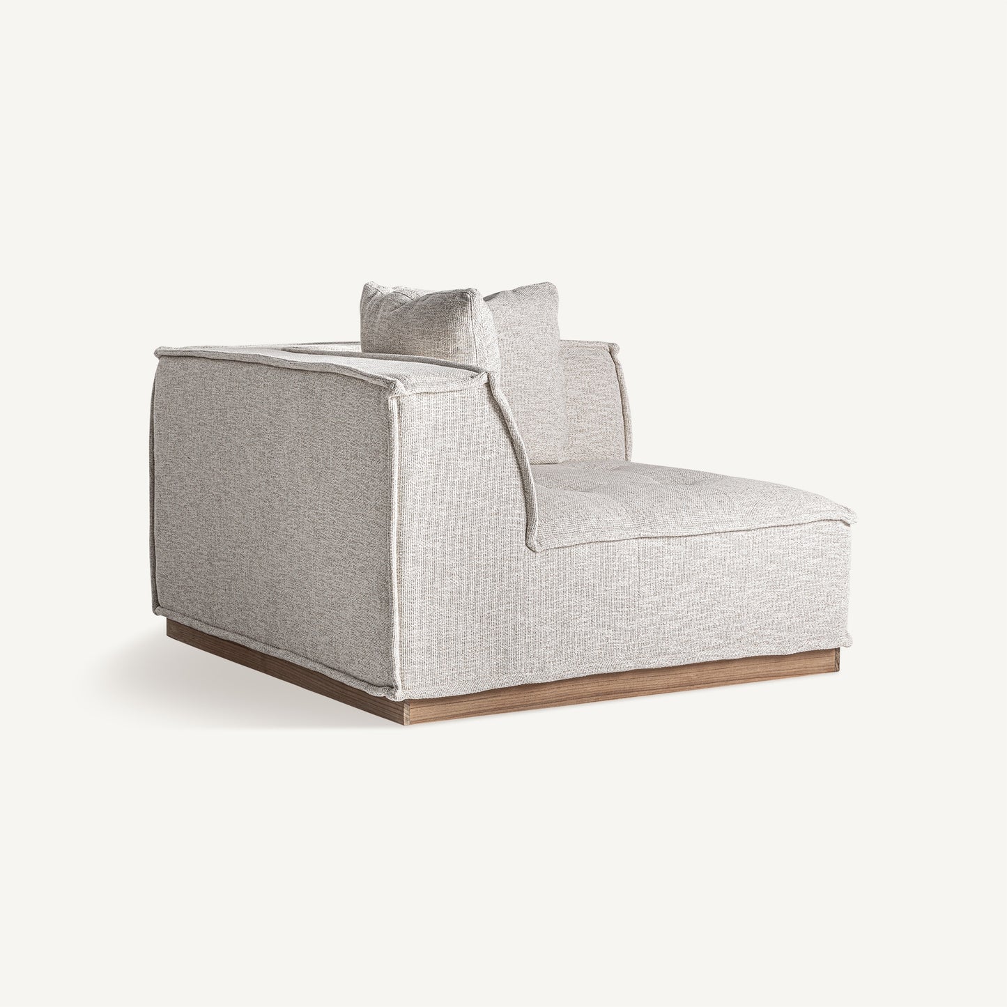 VITTEL CORNER SOFA MODULE (TEKA WOOD)