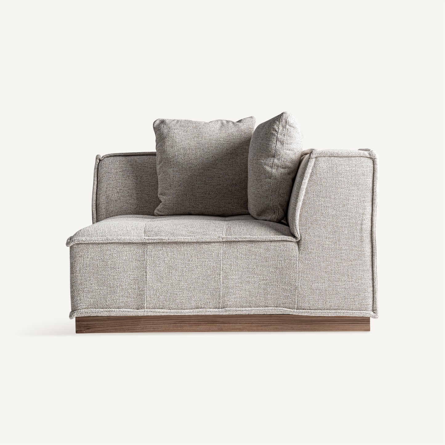 VITTEL CORNER SOFA MODULE (TEKA WOOD)
