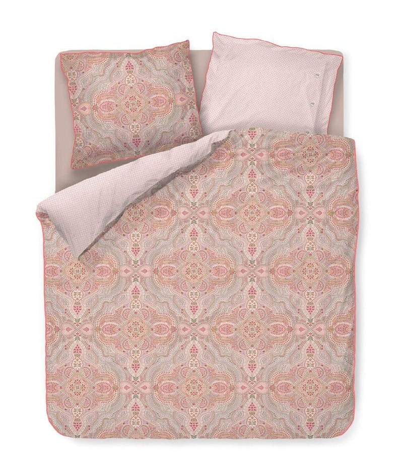 Moon Flower Light Pink Duvet Cover