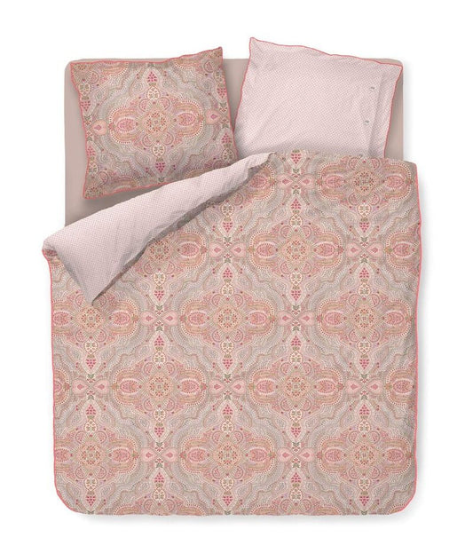 Moon Flower Light Pink Duvet Cover