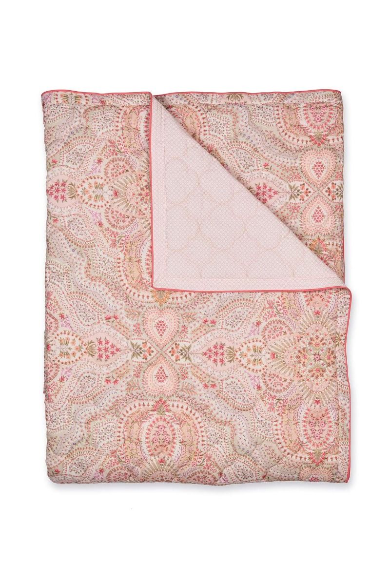 Moon Flower Quilt - pink