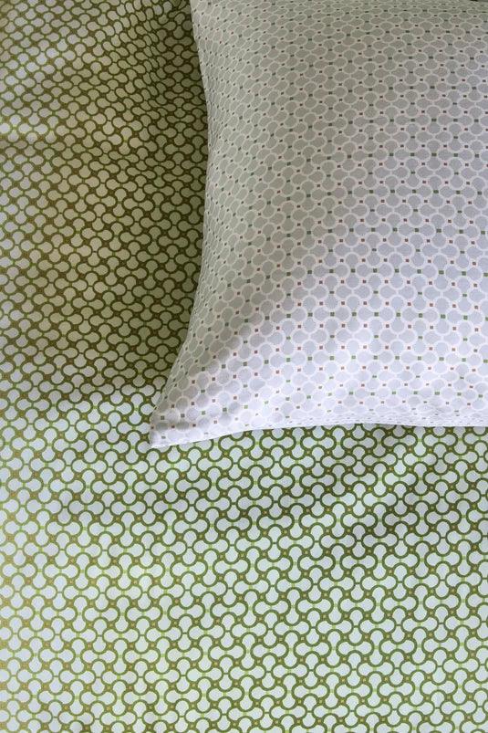 Nadine Green Duvet Cover