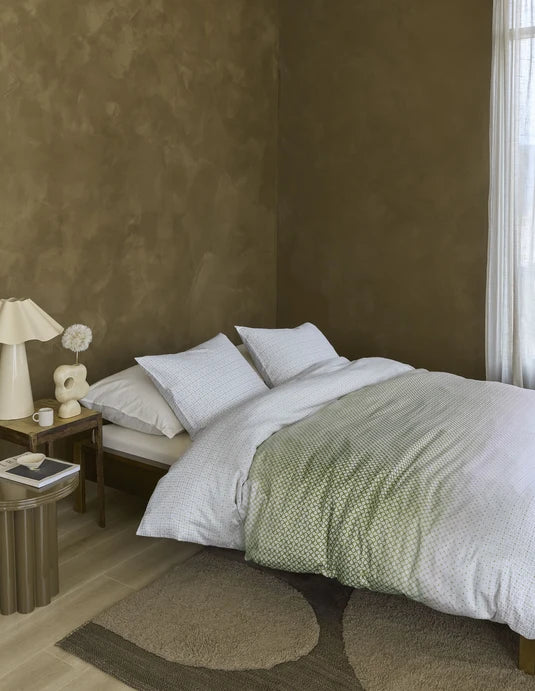 Nadine Green Duvet Cover