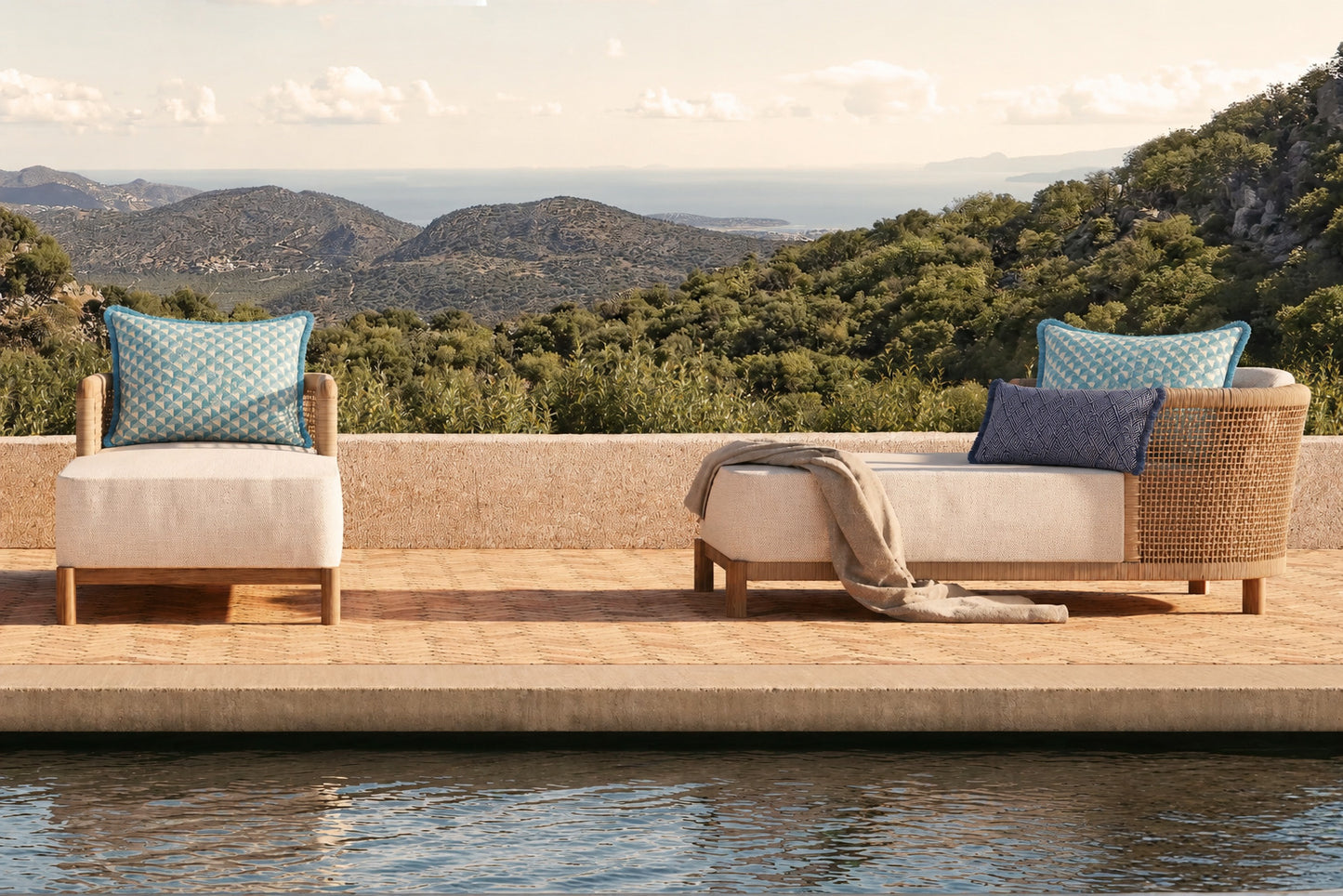 Balian Cobalt Cushion