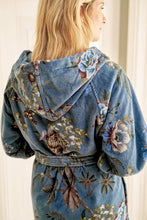 Load image into Gallery viewer, Bathrobe Secret Garden Blue
