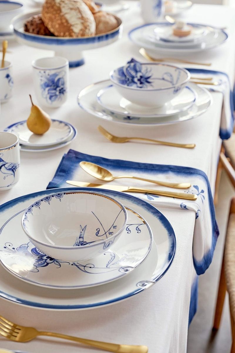 Dinner Plate Pip & The Blue Bird - White 30 cm (Set 4 Pieces)