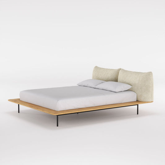 Platform Natural Oak Bed