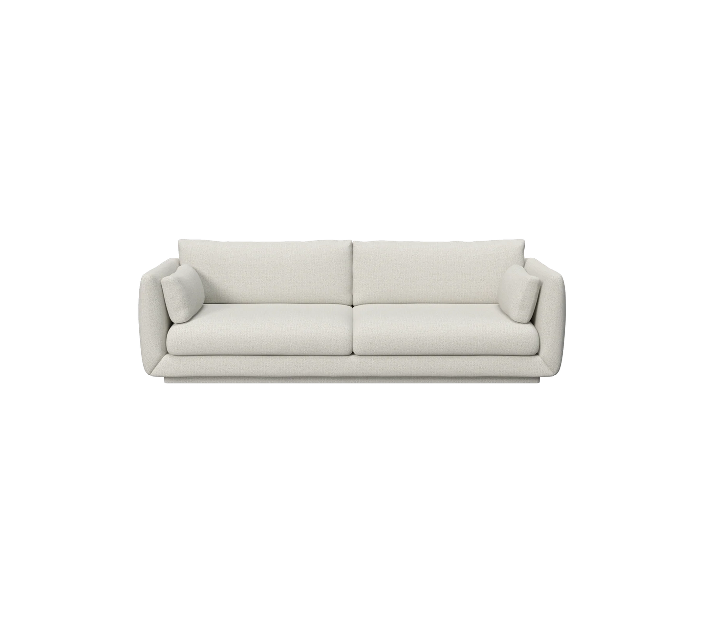 Bloom 3-seater sofa w/plinth