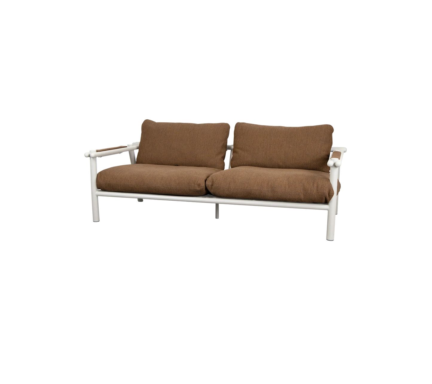 Sticks 2 seater sofa - aluminium