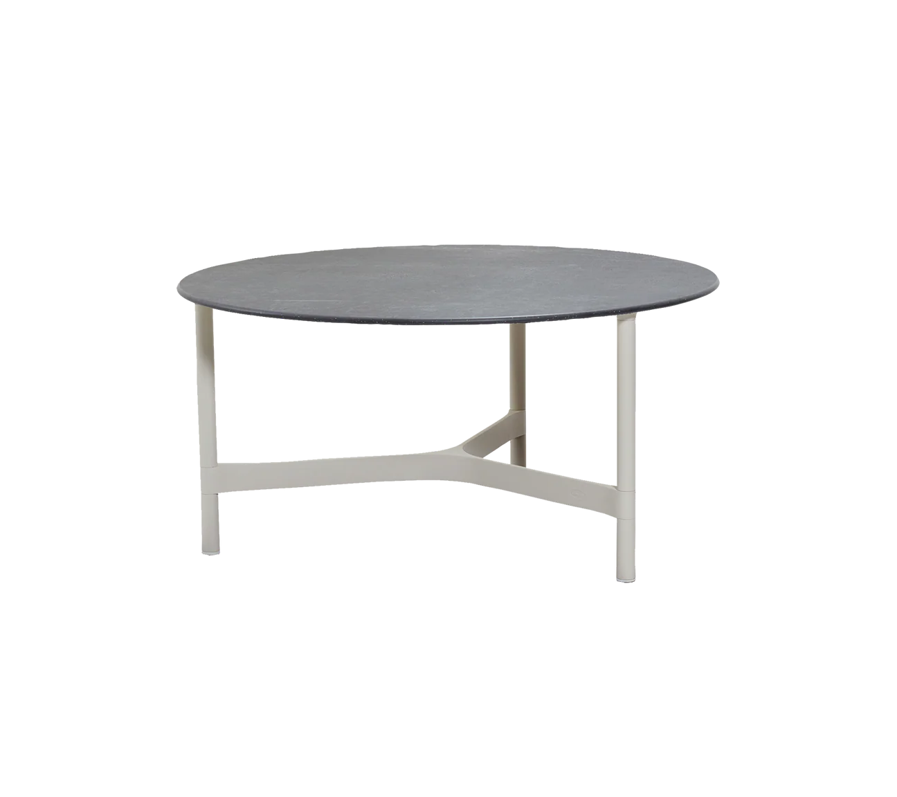 Twist aluminium coffee table