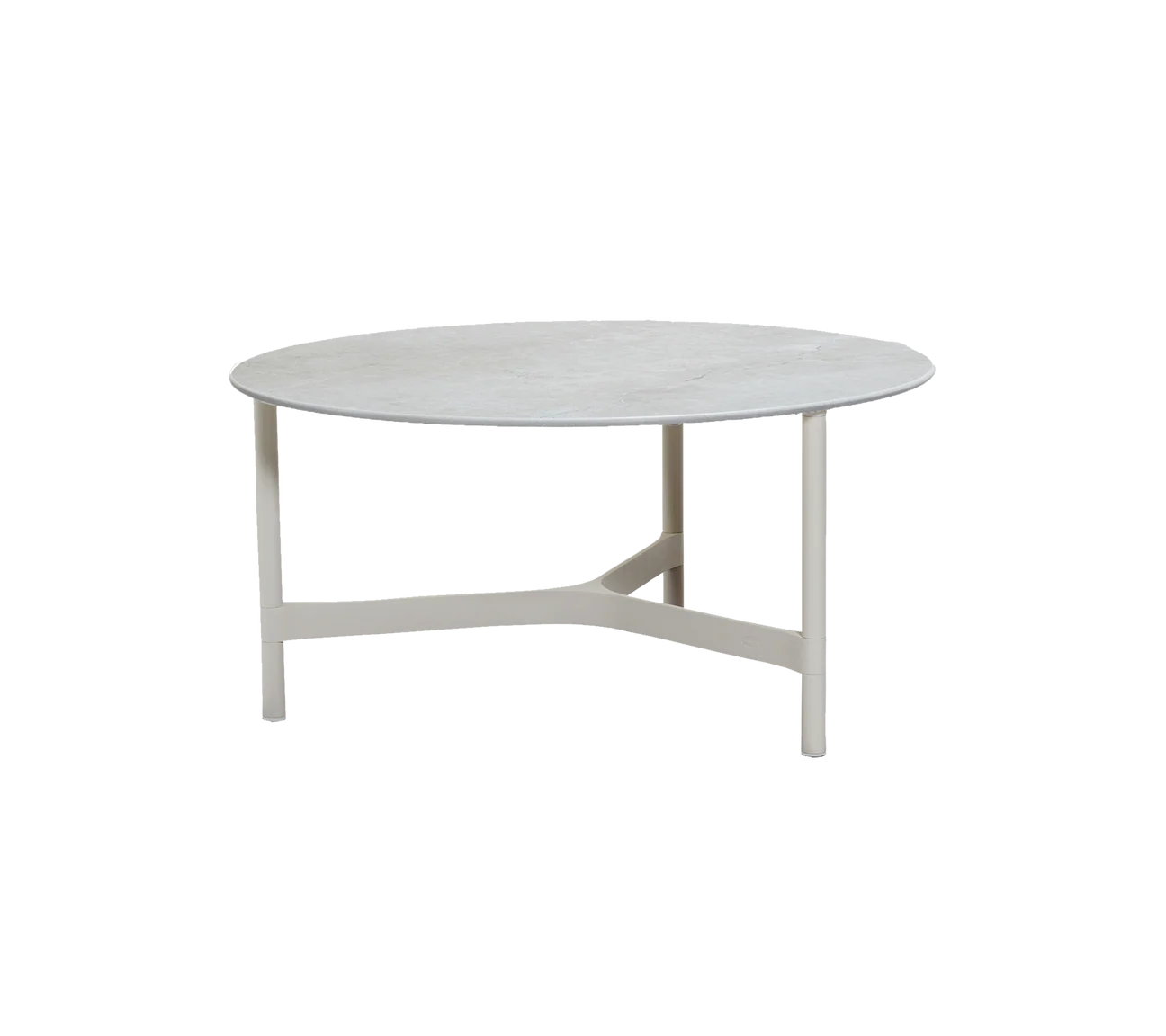 Twist aluminium coffee table