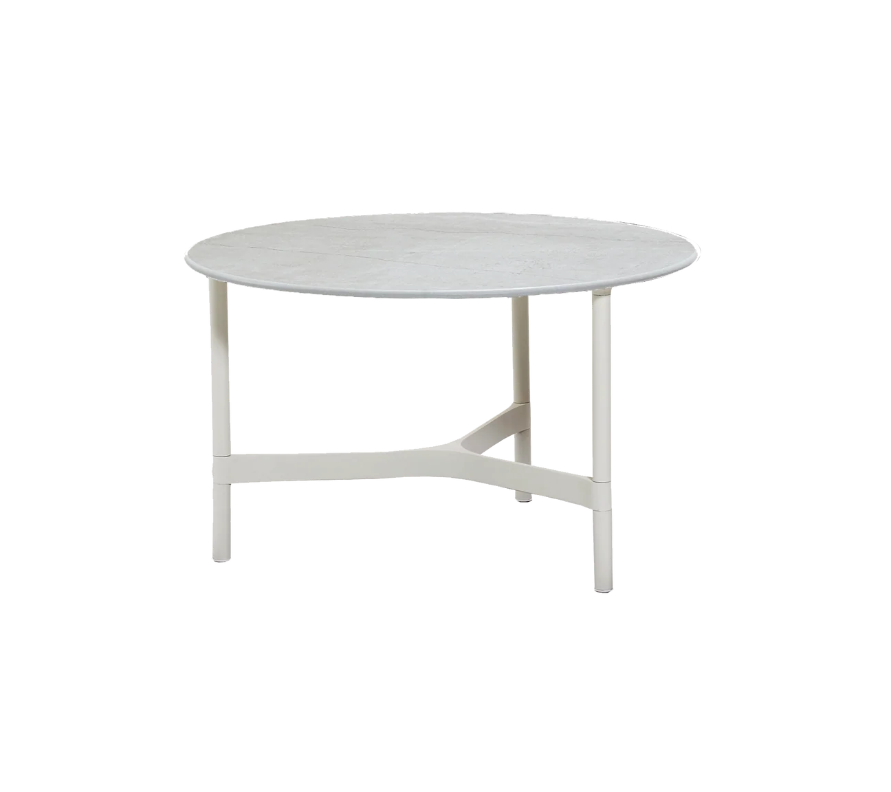 Twist aluminium coffee table