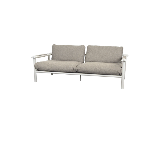 Sticks 2 seater sofa - aluminium