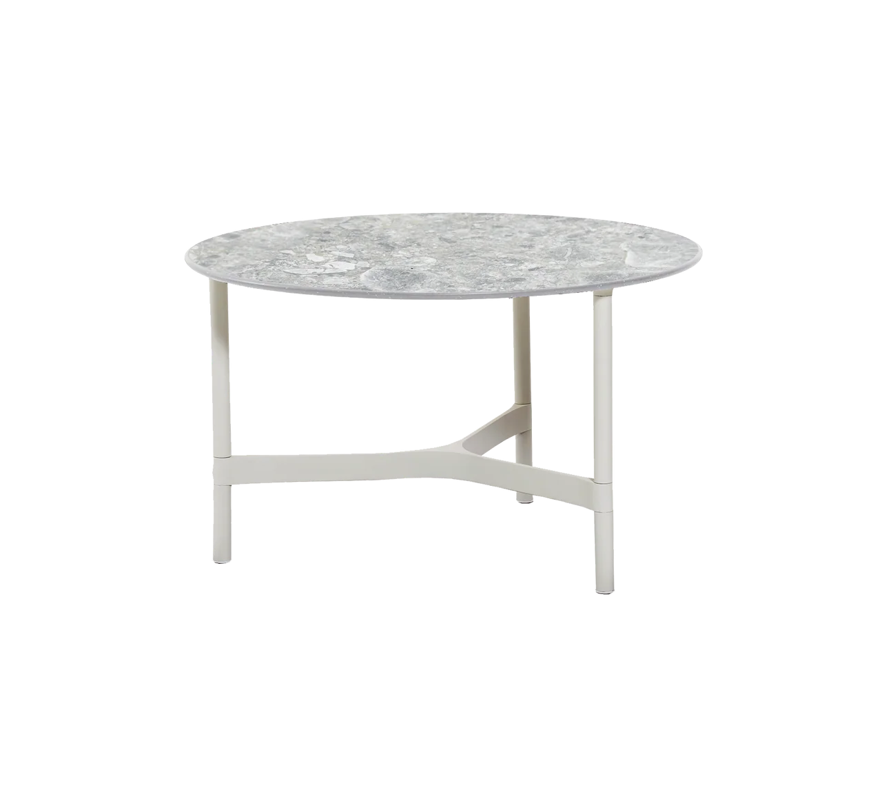 Twist aluminium coffee table