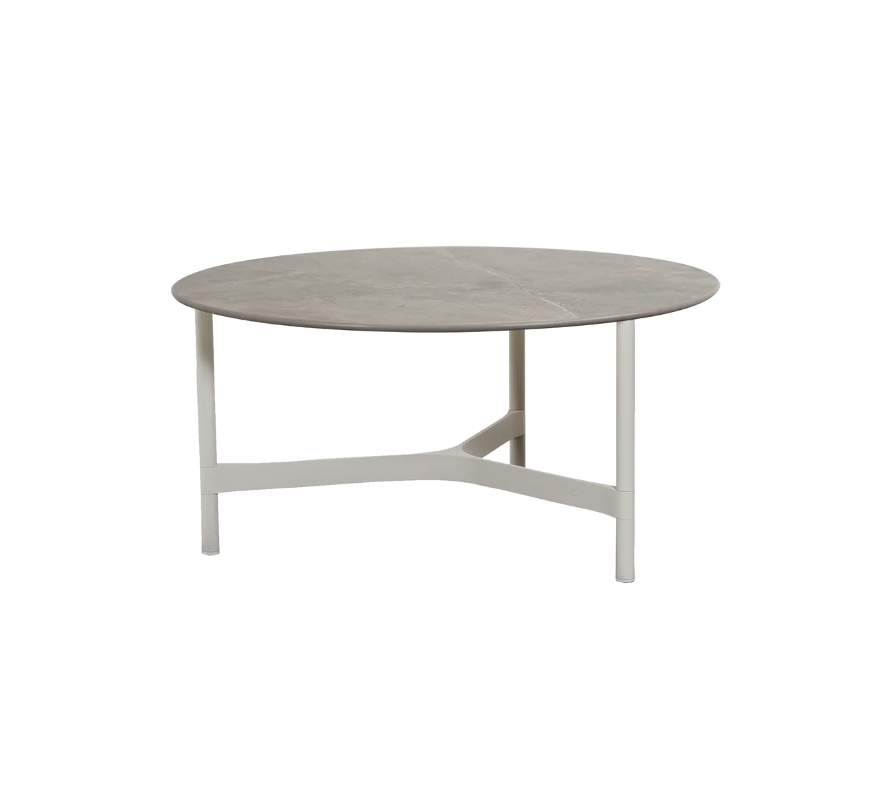 Twist aluminium coffee table