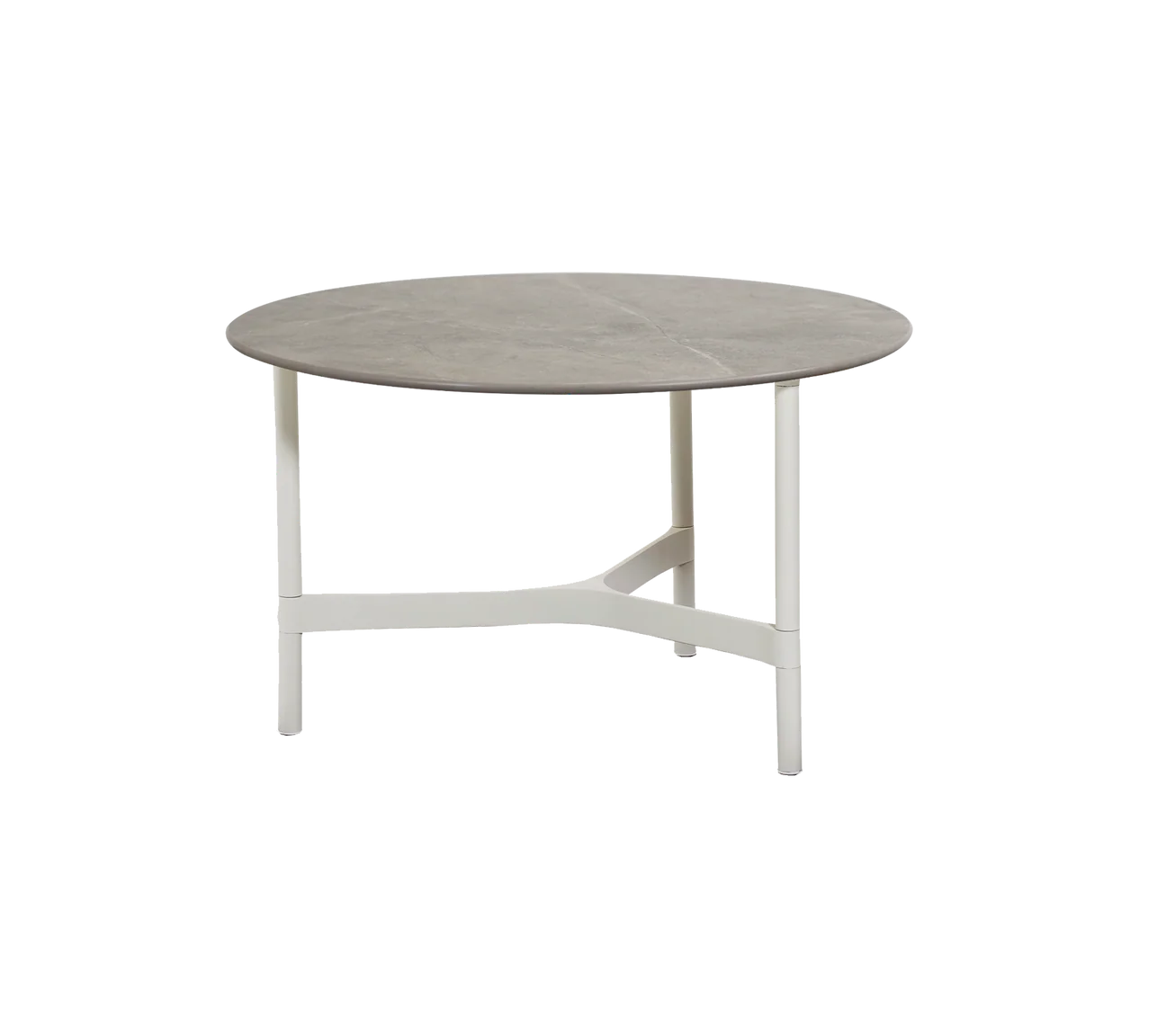 Twist aluminium coffee table