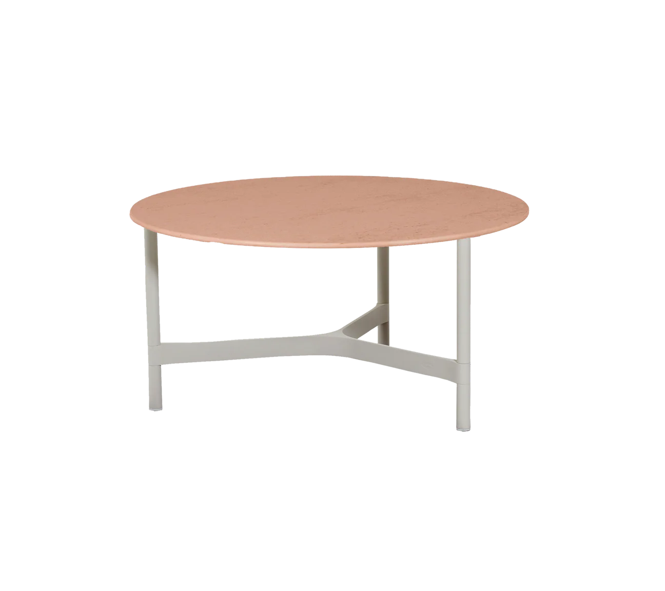 Twist aluminium coffee table