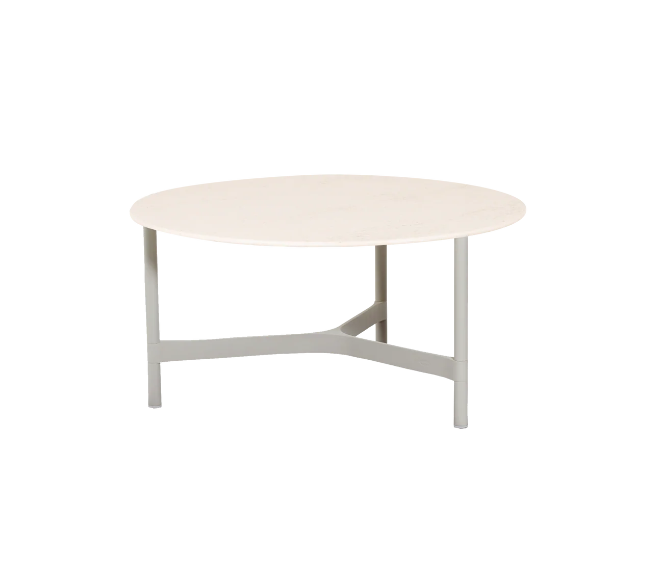 Twist aluminium coffee table